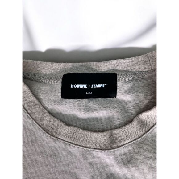 Homme + Femme Playboy Tongue Tied  Heavy Weight T-Shirt Men’s Sz Large Tan Beige - Picture 4 of 6